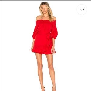 Tularosa Maida Ruffle Dress in Poppy. NWT. XS.